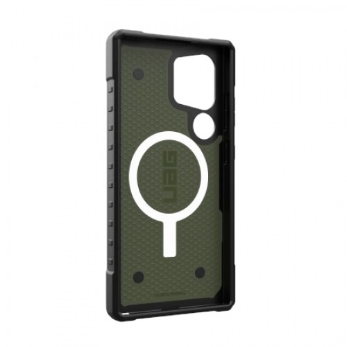 UAG Pathfinder Magnet case for Samsung Galaxy S24 Ultra with magnetic module - green image 2