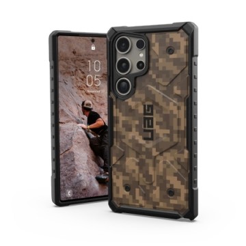 UAG Pathfinder Magnet SE case for Samsung Galaxy S24 Ultra with magnetic module - brown camouflage