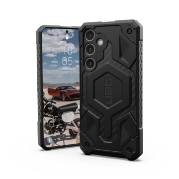 UAG Monarch Pro case for Samsung Galaxy S24+ 5G with magnetic module - black carbon