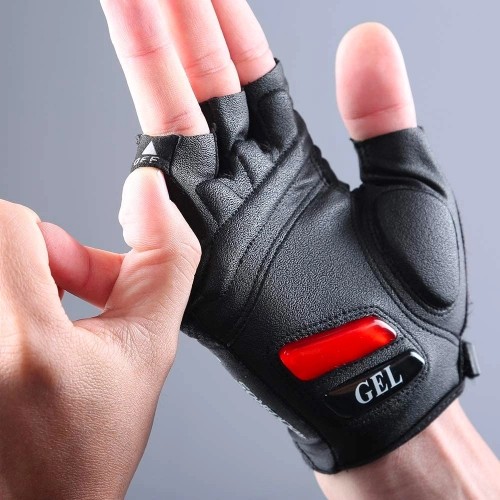 Rockbros S143-BK XXL cycling gloves with gel inserts - black image 4