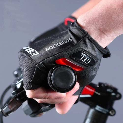 Rockbros S143-BK XXL cycling gloves with gel inserts - black image 5
