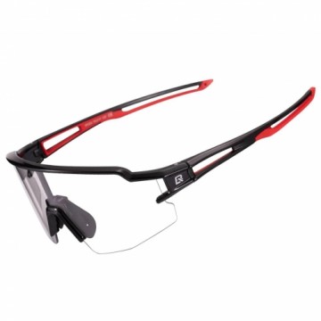 Rockbros 10173 photochromic UV400 cycling glasses - black and red