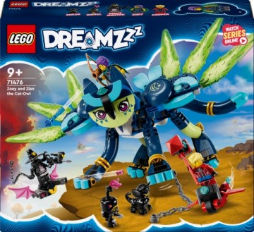 Lego Dreamzzz 71476 LEGO® DREAMZzz Zoey Un Kaķis-Pūce Zian