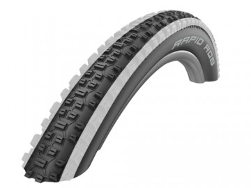 Riepa 26" Schwalbe Rapid Rob HS 425, Active Wired 57-559 / 26x2.25 White Stripes