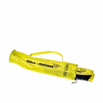 Wilson MINIONS TENNIS NET 18 Yellow/BLACK tenisa tīkls