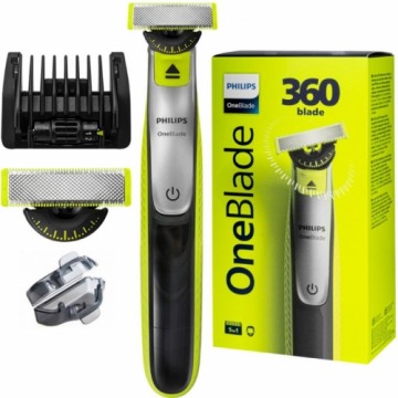 Philips   Philips Oneblade QP2734/20, 360 blade, 5-in-1 comb (1,2,3,4,5 mm), 60 min run time/4hour charging