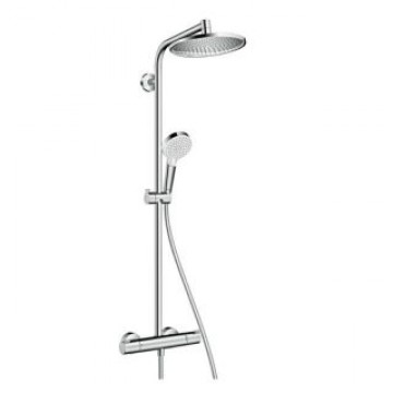 HANSGROHE   Hansgrohe Crometta S Showerpipe 240 1jet with thermostat 27267000