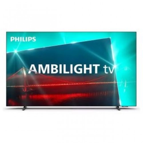 Philips   Philips 4K UHD OLED Android  TV 65" 65OLED718/12 3-sided Ambilight 3840x2160p HDR10+ 4xHDMI 3xUSB LAN WiFi DVB-T/T2/T2-HD/C/S/S2, 40W image 1