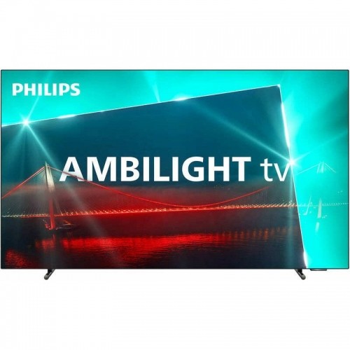 Philips   PHILIPS 4K UHD OLED Android  TV 55" 55OLED718/12 3-sided Ambilight 3840x2160p HDR10+ 4xHDMI 3xUSB LAN WiFi DVB-T/T2/T2-HD/C/S/S2, 40W image 1