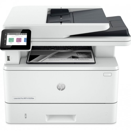 HP   HP LaserJet Pro MFP 4102fdw AIO All-in-One Printer - A4 Mono Laser, Print/Copy/Dual-Side Scan, Automatic Document Feeder, Auto-Duplex, LAN, Fax, WiFi, 40ppm, 750-4000 pages per month (replaces M428fdw) image 1