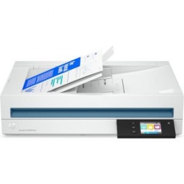 HP   HP ScanJet Pro N4600 fnw1 Scanner - A4 Color 600dpi, Flatbed Scanning, Automatic Document Feeder, Auto-Duplex, OCR/Scan to Text, 40ppm, 10000 pages per day