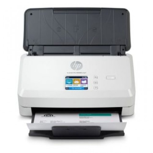 HP   HP ScanJet Pro N4000 snw1 Scanner - A4 Color 600dpi, Sheetfeed Scanning, Automatic Document Feeder, Auto-Duplex, OCR/Scan to Text, 40ppm, 4000 pages per day image 1