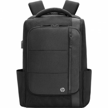 HP   HP Executive 16 Backpack, Water Resistant, Expandable, Cable Pass-through USB-C port – Black, Grey