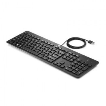 HP   HP Slim USB Wired Keyboard - Smartcard - Black - EST (BULK of 10 pcs)