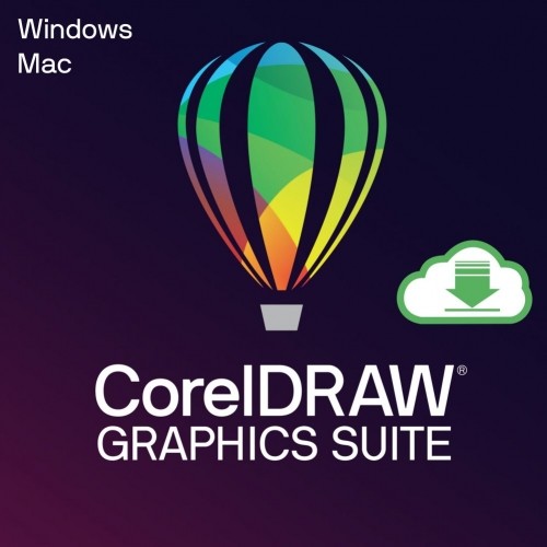COREL   DRAW Graphics Suite 2024 Business Perpetual License, 1 year Sure Maintenance, volume 1-4 image 1
