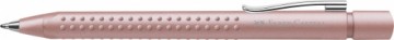 Lodīšu pildspalva Faber-Castell Grip 2011 XB metāliski rozā