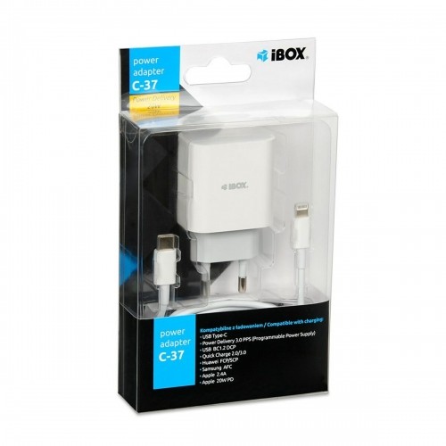 Sienas Lādētājs Ibox iBOX C-37 Balts 20 W (1 gb.) image 3