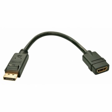 Адаптер для DisplayPort на HDMI LINDY 41005 Чёрный 15 cm