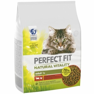 Корм для котов Perfect Fit Natural Vitality Beef 2,4 kg взрослых Курица