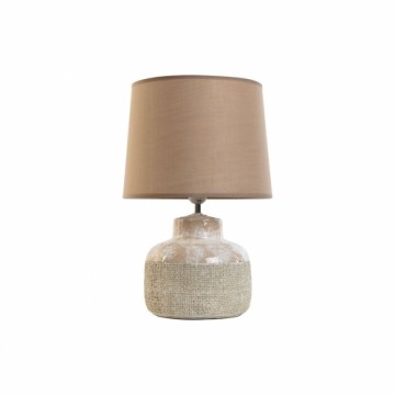 Galda lampa Home ESPRIT Brūns Bēšs Keramika 50 W 220 V 30 x 30 x 44 cm