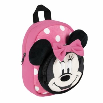 Школьный рюкзак Minnie Mouse Розовый 18 x 22 x 8 cm