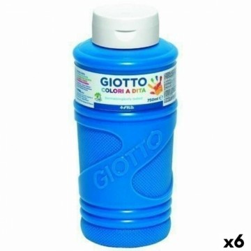 Pirkstu krāsa Giotto Zils 750 ml (6 gb.)