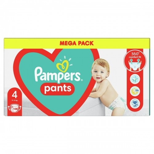 Одноразовые подгузники Pampers Pants 4 (108 штук) image 3