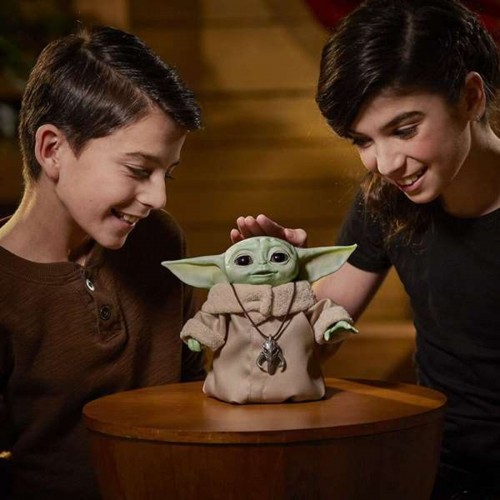 Rotaļu figūras Hasbro Star Wars Mandalorian Baby Yoda (25 cm) image 4
