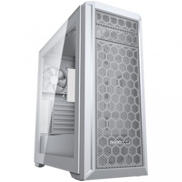 Cougar Gaming COUGAR | MX330-G Pro White | PC Case | Mid Tower / Mesh Front Panel / 1 x 120mm Fan / TG Left Panel