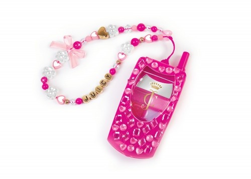 MAKE IT REAL Juicy Couture Stilīgais telefons – lūpu spīdums ar pašgatavotu siksniņu image 5