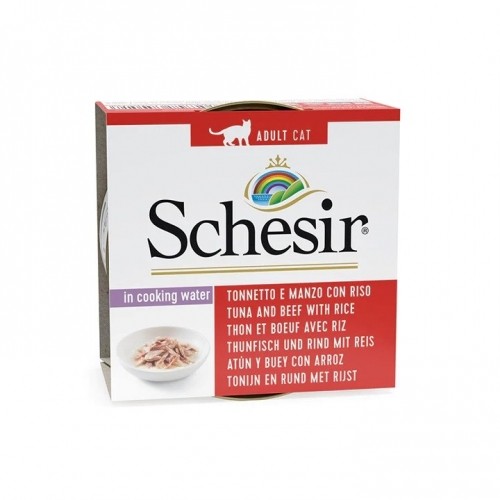 Agras Pet Foods SCHESIR in cooking water Tuna with beef and rice - wet cat food - 85 g image 1