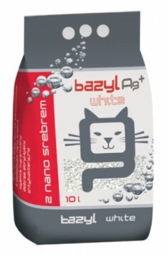 BAZYL Ag+ Super Premium Compact White - bentonite litter - 10 l
