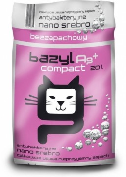 BAZYL Ag+ Super Premium Compact - bentonite litter - 20 l