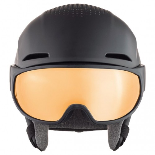 Alpina winter helmet ALTO Q-Lite Black Matt (Gold Mirror) 59-63 image 1