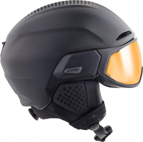 Alpina winter helmet ALTO Q-Lite Black Matt (Gold Mirror) 59-63 image 2