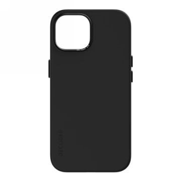 Decoded Leather Case with MagSafe for iPhone 15 - black