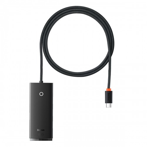 Baseus Lite Series Hub 4in1 USB-C to 4x USB 3.0 + USB-C, 1m (Black) image 1