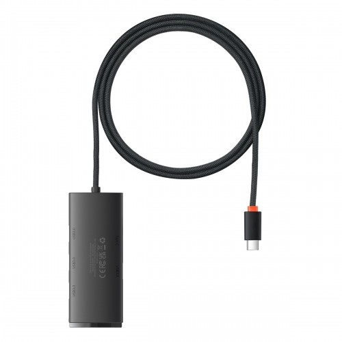Baseus Lite Series Hub 4in1 USB-C to 4x USB 3.0 + USB-C, 1m (Black) image 2