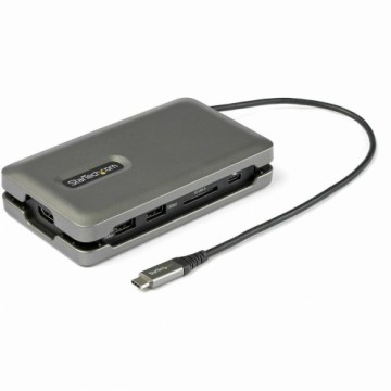 USB Centrmezgls Startech DKT31CSDHPD3 Pelēks 100 W