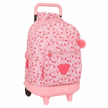 Vicky MartÍn Berrocal Школьный рюкзак с колесиками Vicky Martín Berrocal In bloom Розовый 33 X 45 X 22 cm