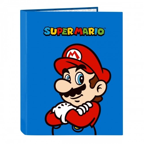 Gredzenveida stiprinājums Super Mario Play Zils Sarkans A4 26.5 x 33 x 4 cm image 1