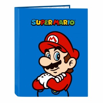 Gredzenveida stiprinājums Super Mario Play Zils Sarkans A4 26.5 x 33 x 4 cm