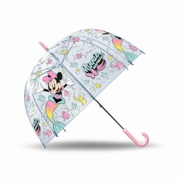 Lietussargs Minnie Mouse 46 cm Caurspīdīgs Bērnu
