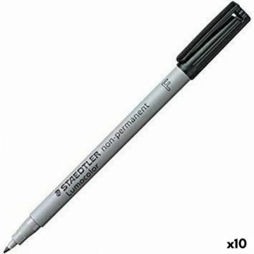 Marķiera Pildspalva Staedtler Lumocolor 316F  Melns (10 gb.)