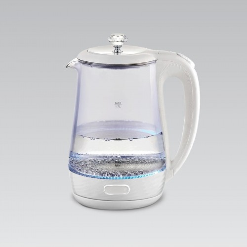Maestro MR-052-WHITE Electric glass kettle, white 1.7 L image 3