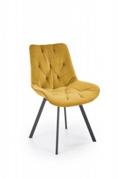 Halmar K519 chair, mustard