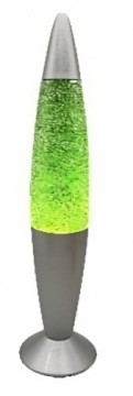 Besk Dekoratīva lavas galda lampa, 5W, zaļa