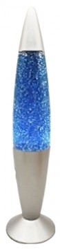 Besk Dekoratīva lavas galda lampa, 5W, zila