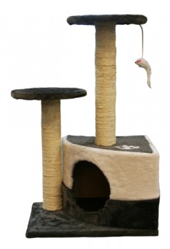 Besk Kaķu māja ar nagu asināmo 40x30x65cm