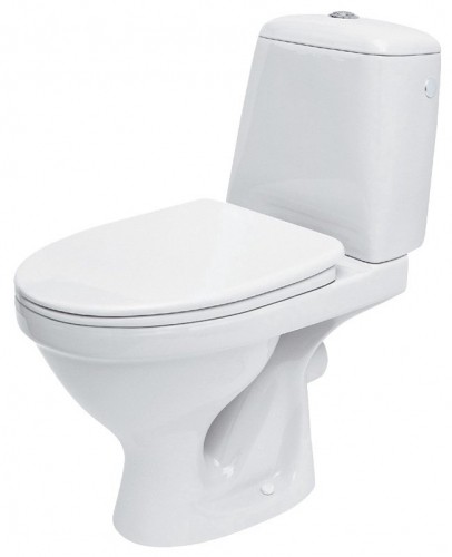 Cersanit WC pods Eko Compact 010 3/6, hor., duroplast antib. vāks image 1